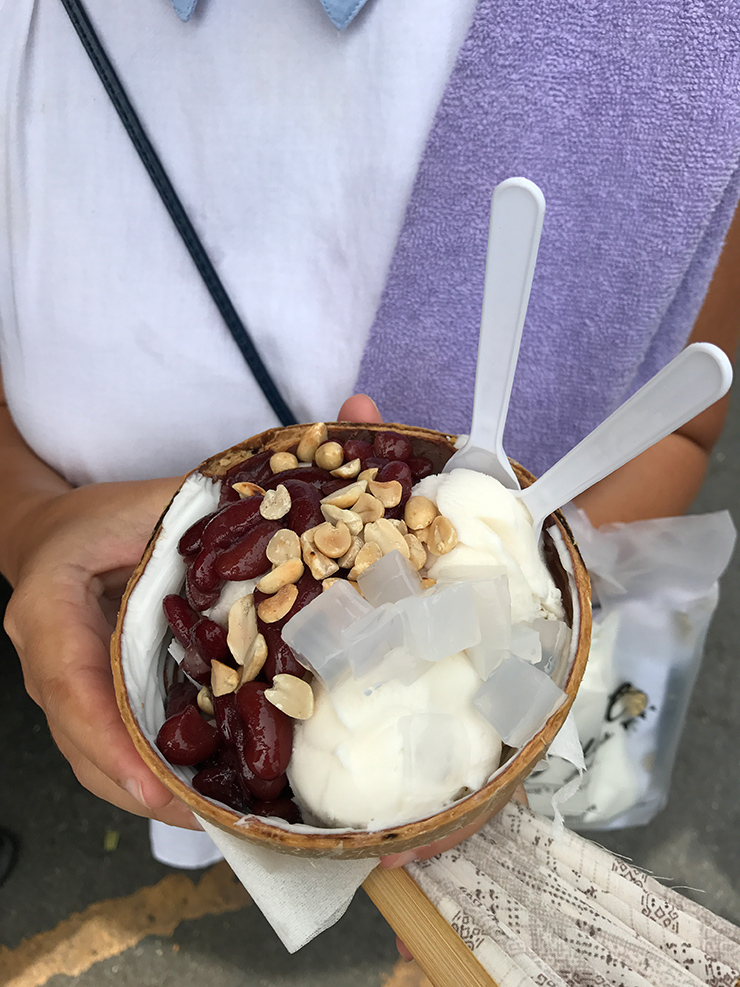 Chatuchak Weekend Market Coconut Icecream